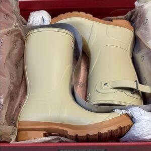 HUNTER - Original Short Boot in Gravel/Biscuit